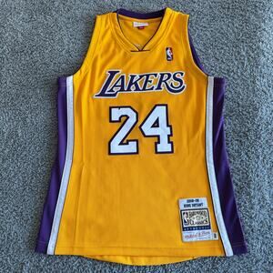 Authentic Mitchell & Ness Kobe Bryant NBA 09-09 Los Angeles Lakers #24 Jersey 40